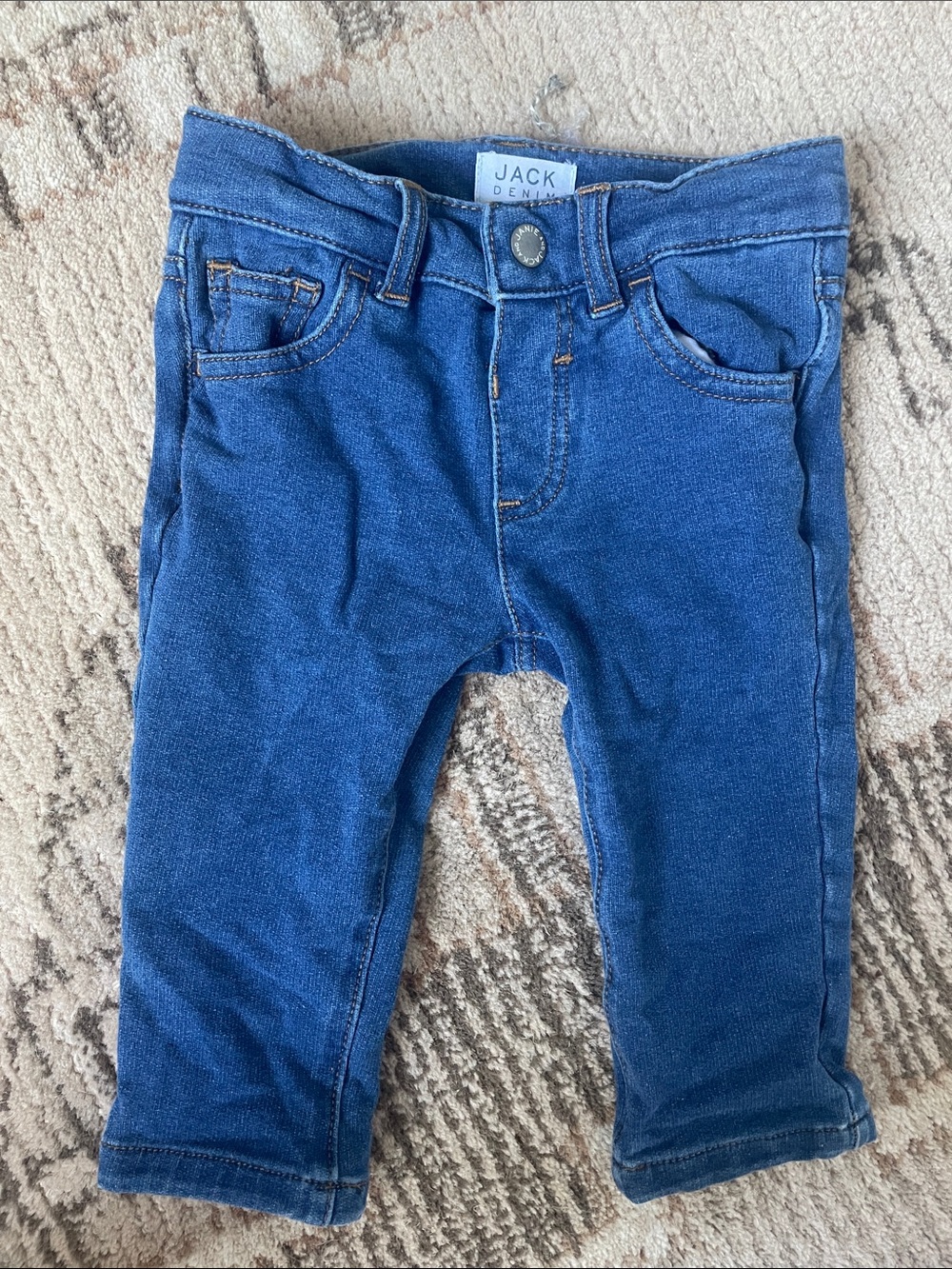Janie and Jack Baby Blue Stretch Denim Jeans